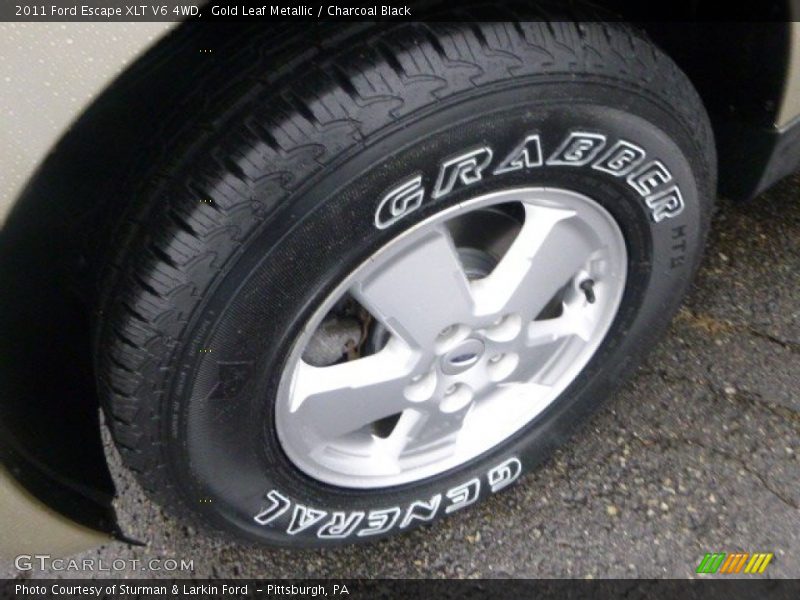 Gold Leaf Metallic / Charcoal Black 2011 Ford Escape XLT V6 4WD