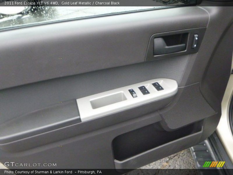 Gold Leaf Metallic / Charcoal Black 2011 Ford Escape XLT V6 4WD