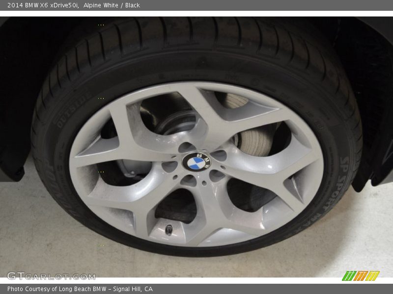 Alpine White / Black 2014 BMW X6 xDrive50i