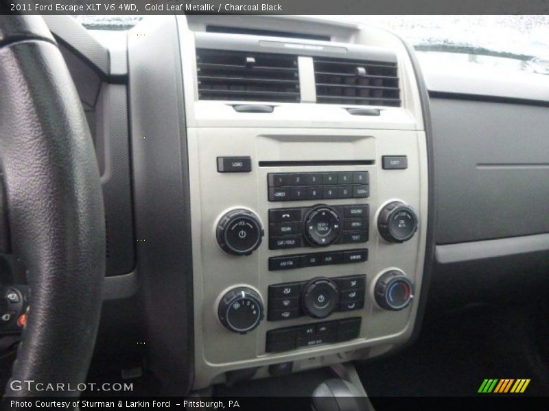 Gold Leaf Metallic / Charcoal Black 2011 Ford Escape XLT V6 4WD