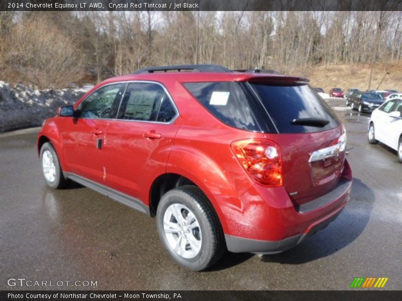 Crystal Red Tintcoat / Jet Black 2014 Chevrolet Equinox LT AWD