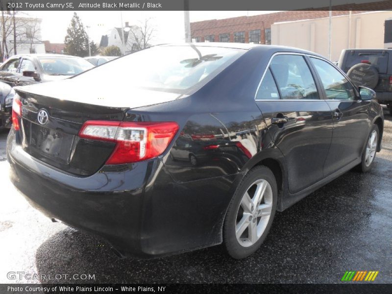 Attitude Black Metallic / Black 2012 Toyota Camry SE