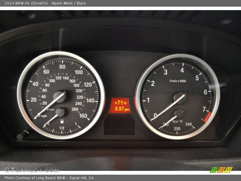  2014 X6 xDrive50i xDrive50i Gauges