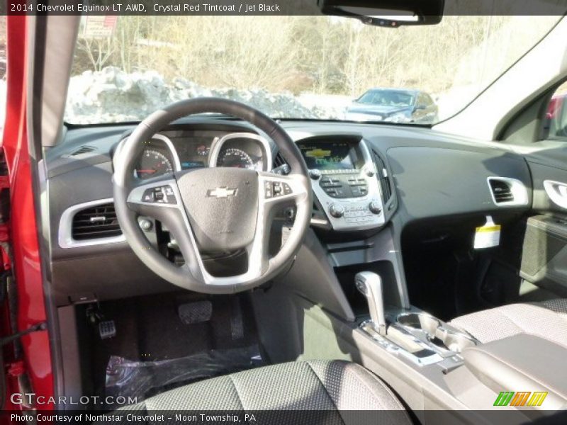 Crystal Red Tintcoat / Jet Black 2014 Chevrolet Equinox LT AWD