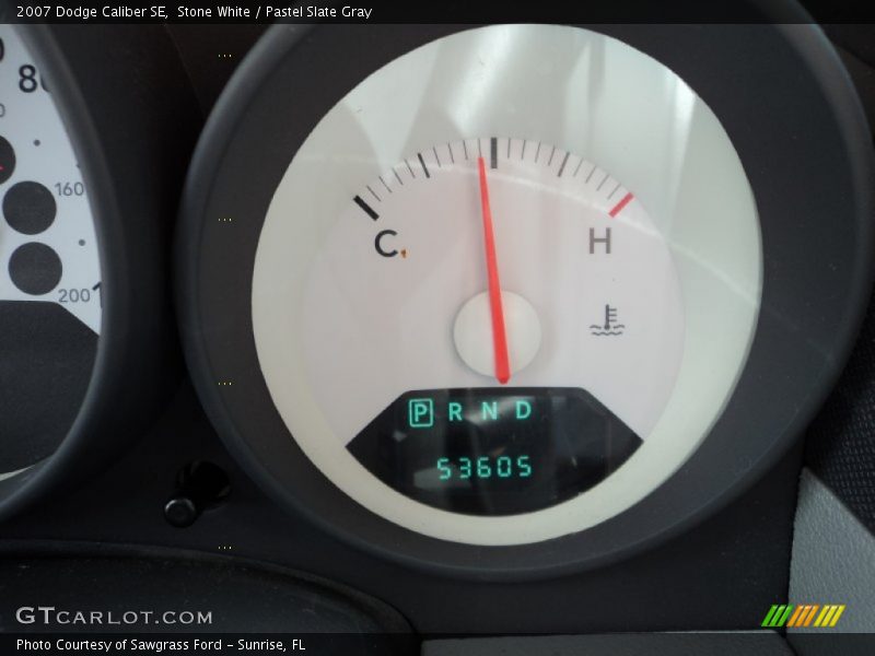 Stone White / Pastel Slate Gray 2007 Dodge Caliber SE