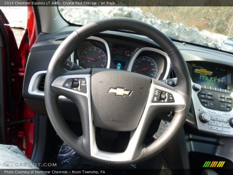 Crystal Red Tintcoat / Jet Black 2014 Chevrolet Equinox LT AWD