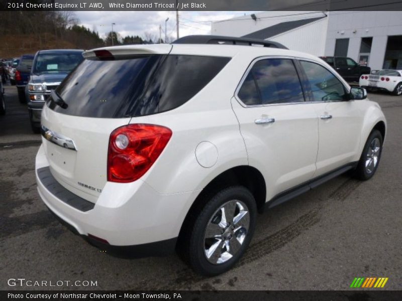 White Diamond Tricoat / Jet Black 2014 Chevrolet Equinox LT AWD