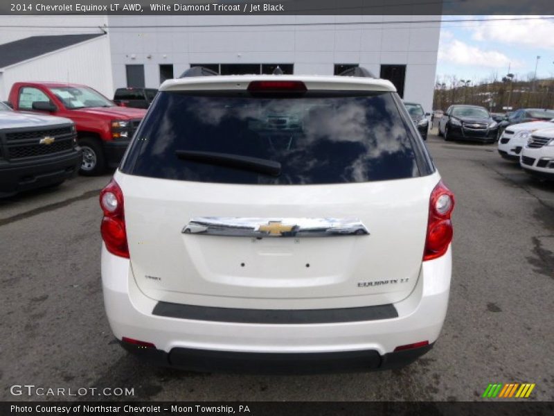 White Diamond Tricoat / Jet Black 2014 Chevrolet Equinox LT AWD