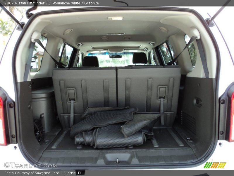 Avalanche White / Graphite 2007 Nissan Pathfinder SE