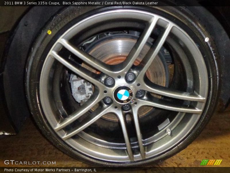 Black Sapphire Metallic / Coral Red/Black Dakota Leather 2011 BMW 3 Series 335is Coupe