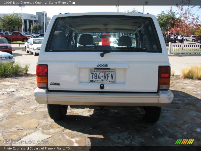 Stone White / Tan 1996 Jeep Cherokee Country