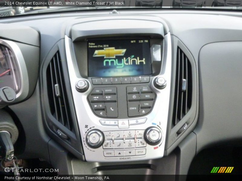 White Diamond Tricoat / Jet Black 2014 Chevrolet Equinox LT AWD