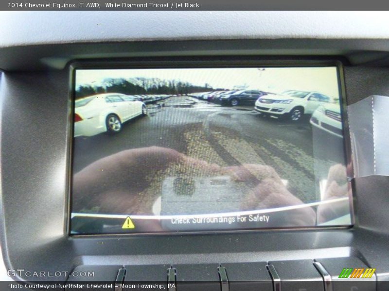 White Diamond Tricoat / Jet Black 2014 Chevrolet Equinox LT AWD