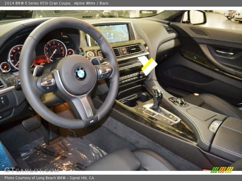 Alpine White / Black 2014 BMW 6 Series 650i Gran Coupe