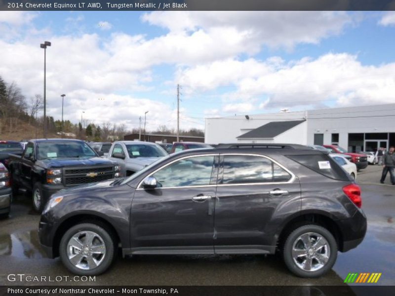 Tungsten Metallic / Jet Black 2014 Chevrolet Equinox LT AWD