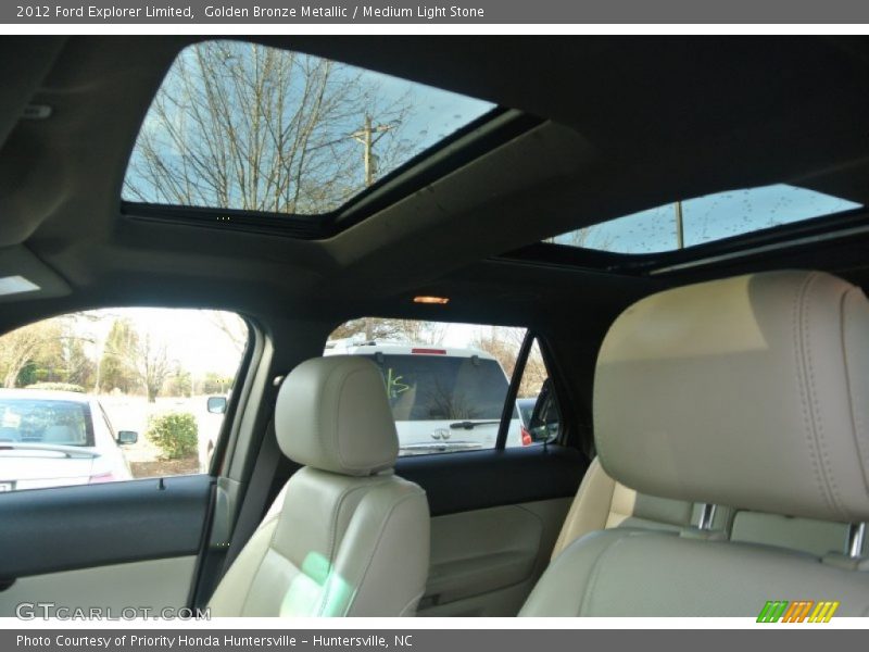 Golden Bronze Metallic / Medium Light Stone 2012 Ford Explorer Limited