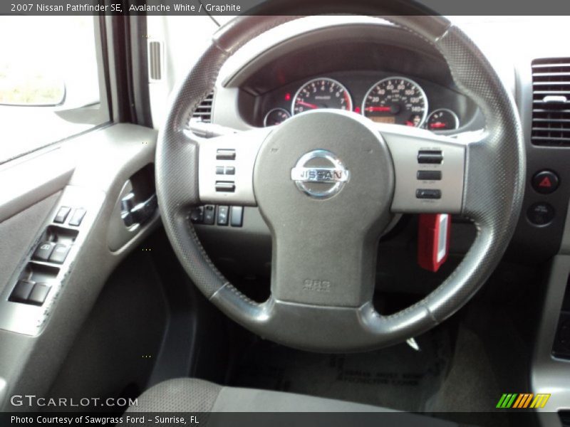 Avalanche White / Graphite 2007 Nissan Pathfinder SE