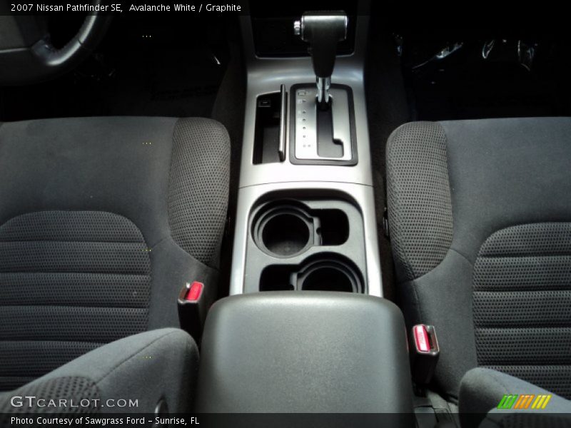 Avalanche White / Graphite 2007 Nissan Pathfinder SE