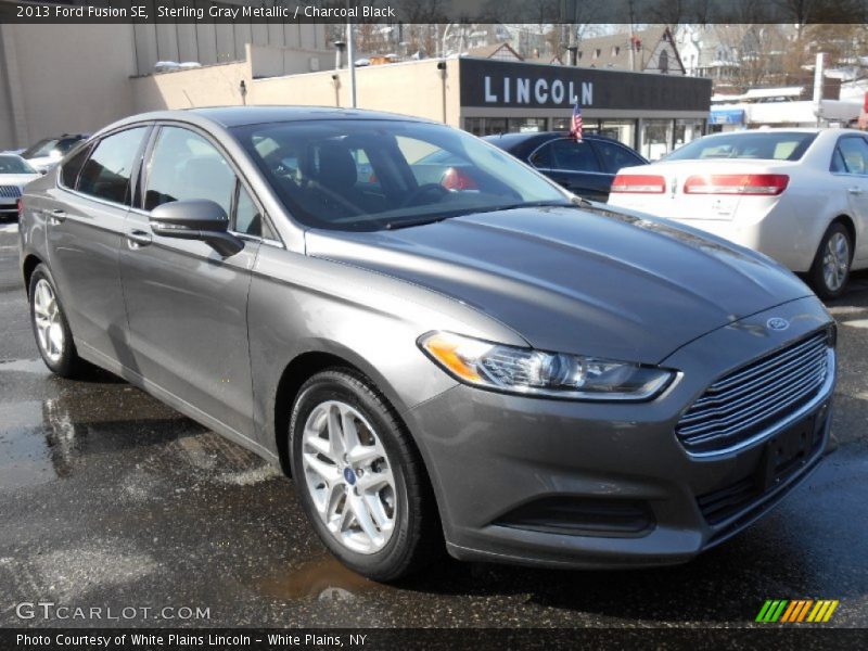 Sterling Gray Metallic / Charcoal Black 2013 Ford Fusion SE