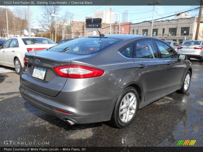 Sterling Gray Metallic / Charcoal Black 2013 Ford Fusion SE