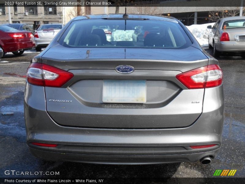 Sterling Gray Metallic / Charcoal Black 2013 Ford Fusion SE