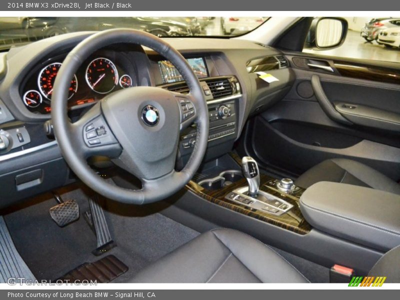 Jet Black / Black 2014 BMW X3 xDrive28i