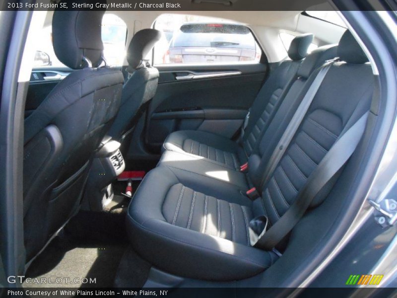 Sterling Gray Metallic / Charcoal Black 2013 Ford Fusion SE