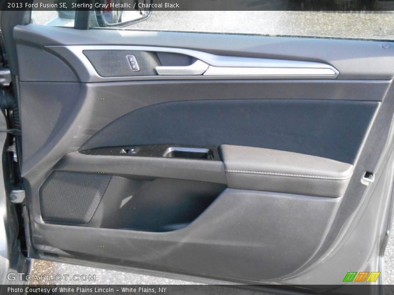 Sterling Gray Metallic / Charcoal Black 2013 Ford Fusion SE