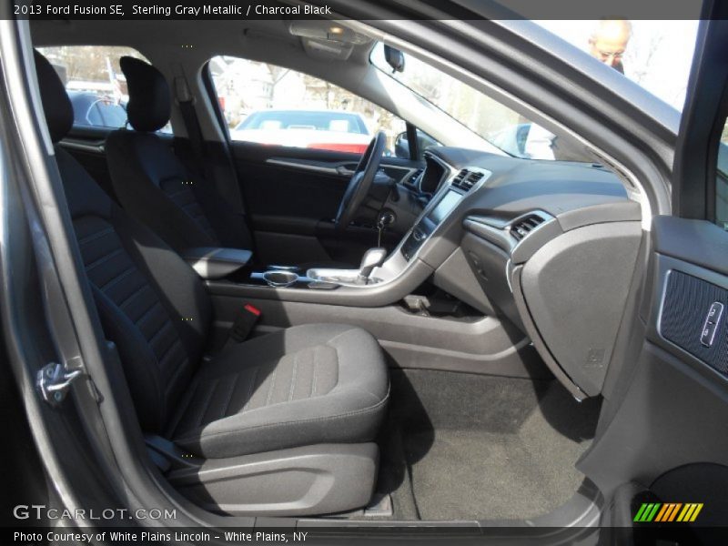 Sterling Gray Metallic / Charcoal Black 2013 Ford Fusion SE