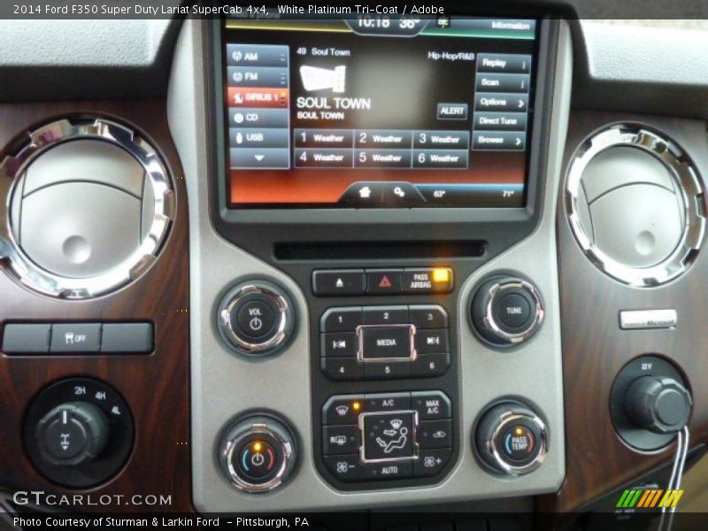 Controls of 2014 F350 Super Duty Lariat SuperCab 4x4