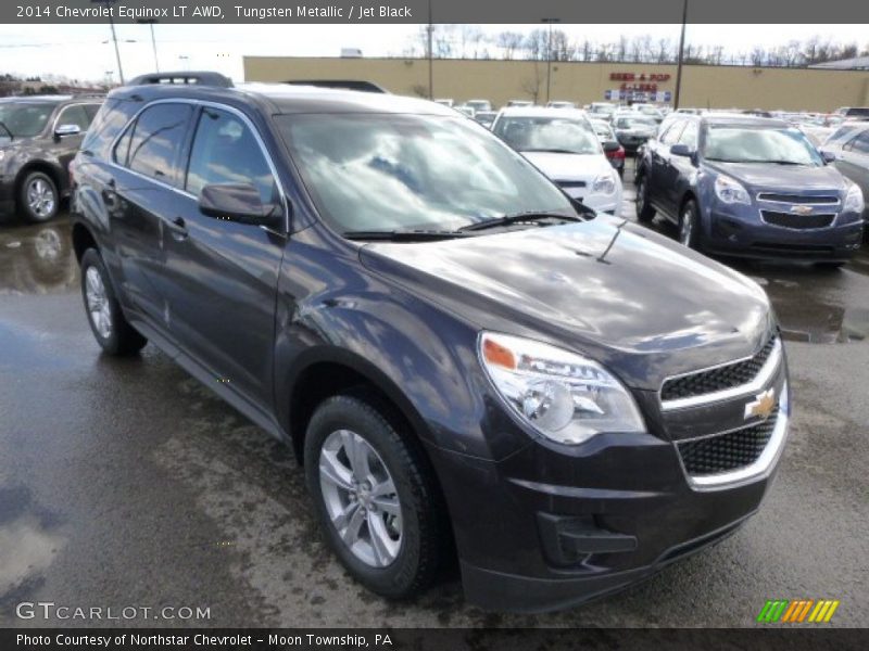 Tungsten Metallic / Jet Black 2014 Chevrolet Equinox LT AWD