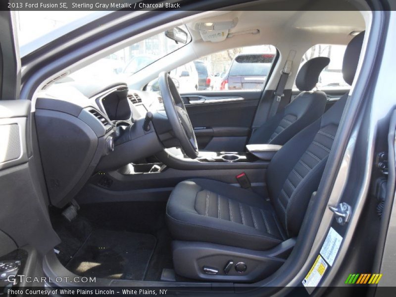 Sterling Gray Metallic / Charcoal Black 2013 Ford Fusion SE