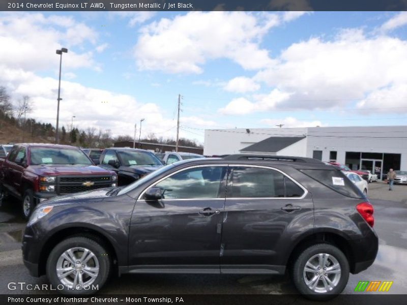 Tungsten Metallic / Jet Black 2014 Chevrolet Equinox LT AWD