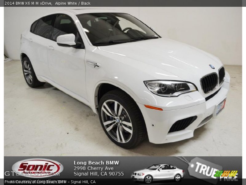 Alpine White / Black 2014 BMW X6 M M xDrive