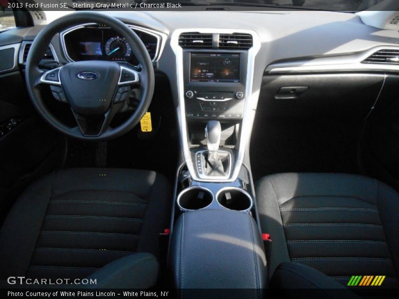 Sterling Gray Metallic / Charcoal Black 2013 Ford Fusion SE