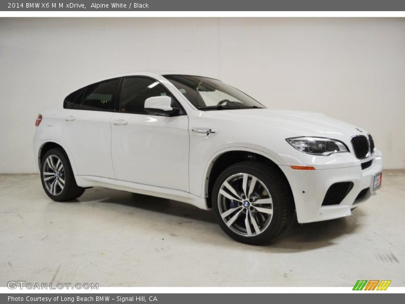 Alpine White / Black 2014 BMW X6 M M xDrive