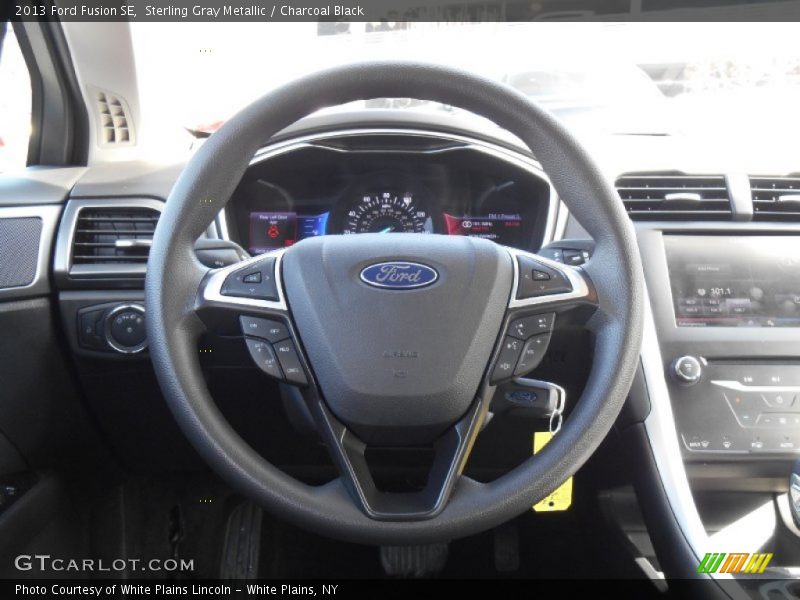 Sterling Gray Metallic / Charcoal Black 2013 Ford Fusion SE