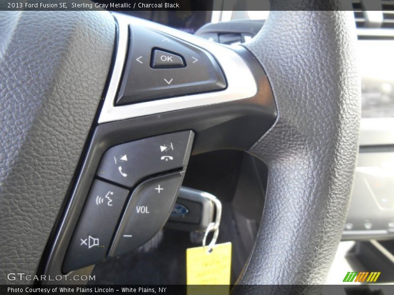 Sterling Gray Metallic / Charcoal Black 2013 Ford Fusion SE