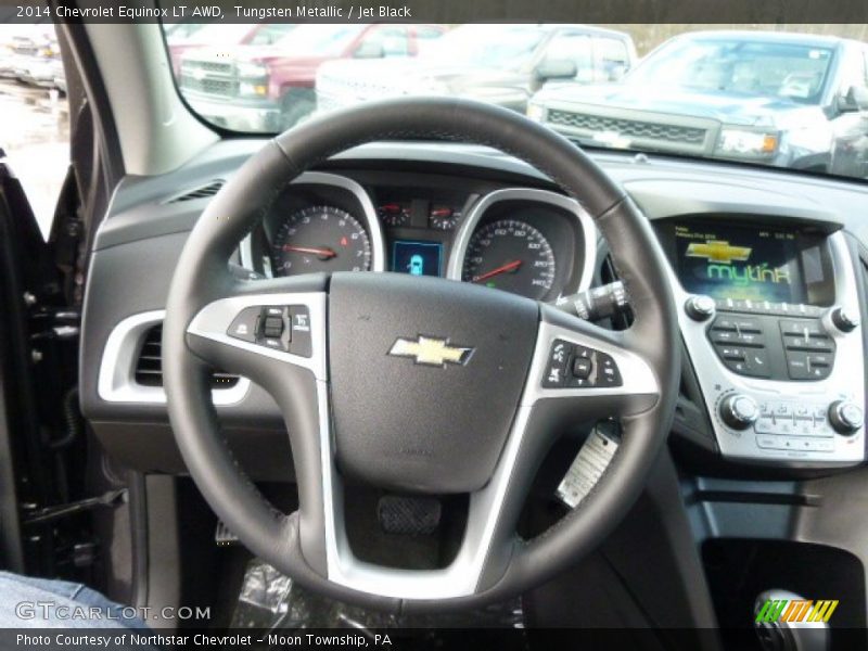 Tungsten Metallic / Jet Black 2014 Chevrolet Equinox LT AWD