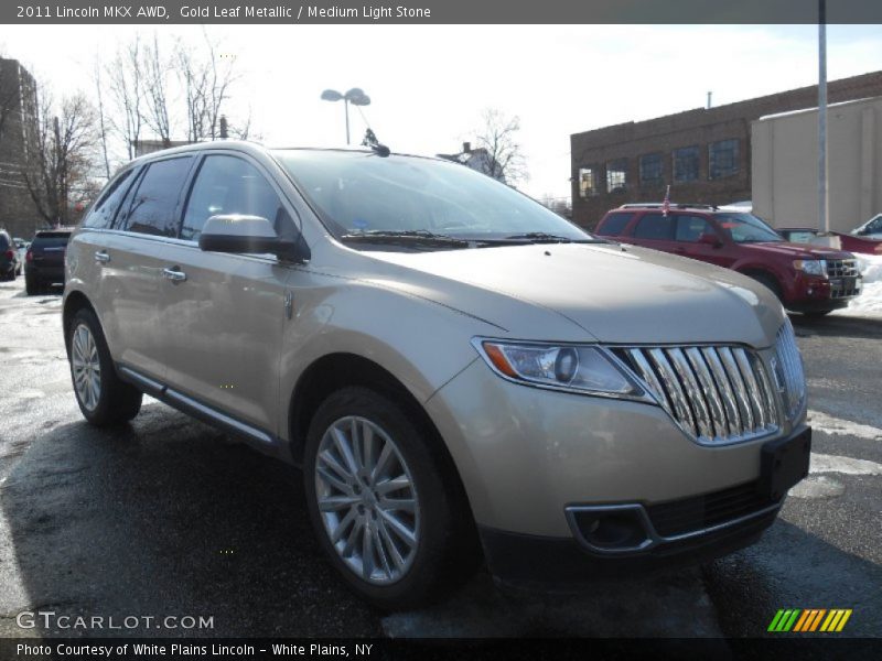 Gold Leaf Metallic / Medium Light Stone 2011 Lincoln MKX AWD