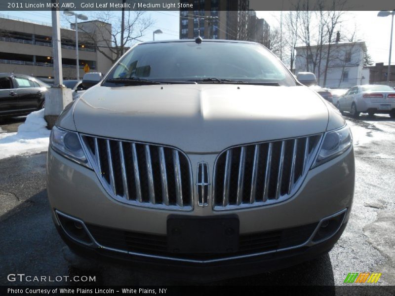 Gold Leaf Metallic / Medium Light Stone 2011 Lincoln MKX AWD