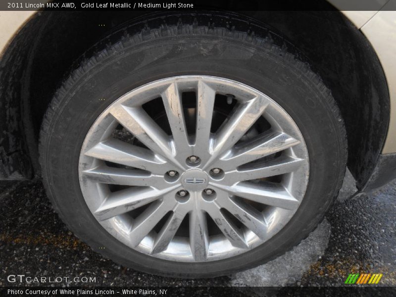 Gold Leaf Metallic / Medium Light Stone 2011 Lincoln MKX AWD