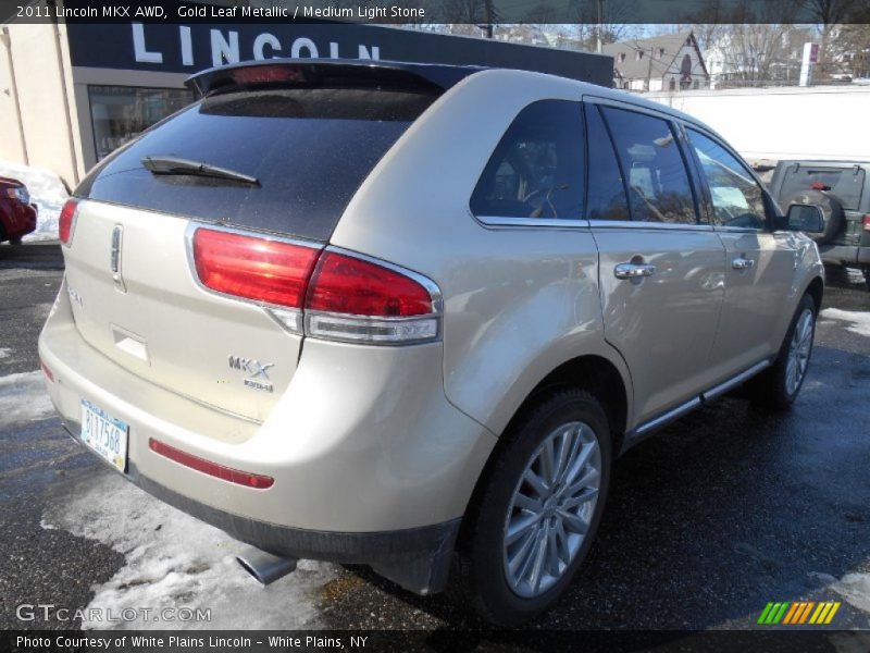Gold Leaf Metallic / Medium Light Stone 2011 Lincoln MKX AWD