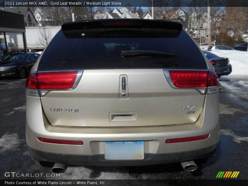 Gold Leaf Metallic / Medium Light Stone 2011 Lincoln MKX AWD