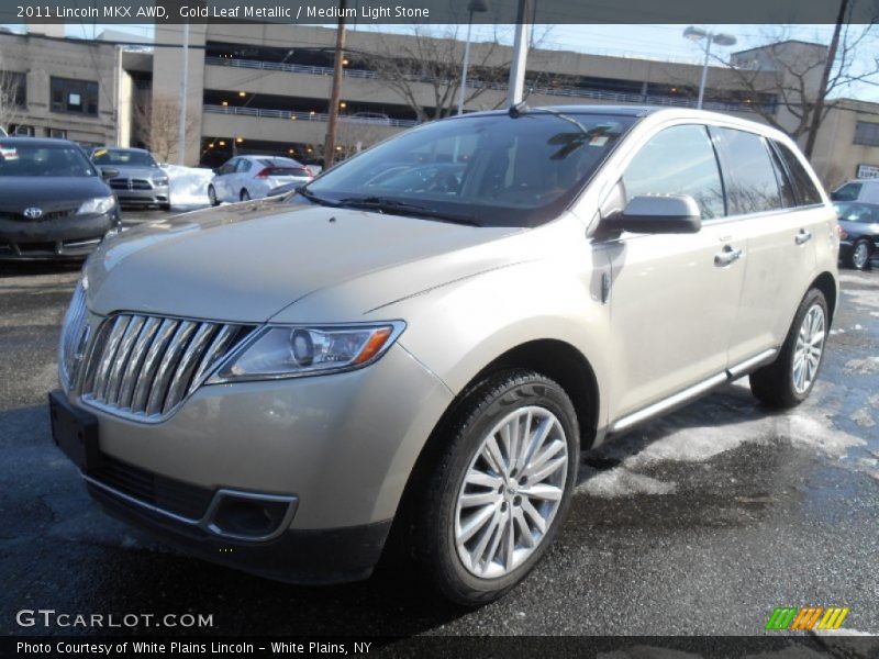 Gold Leaf Metallic / Medium Light Stone 2011 Lincoln MKX AWD