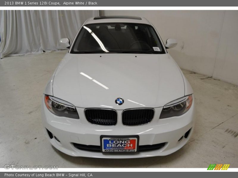 Alpine White / Black 2013 BMW 1 Series 128i Coupe