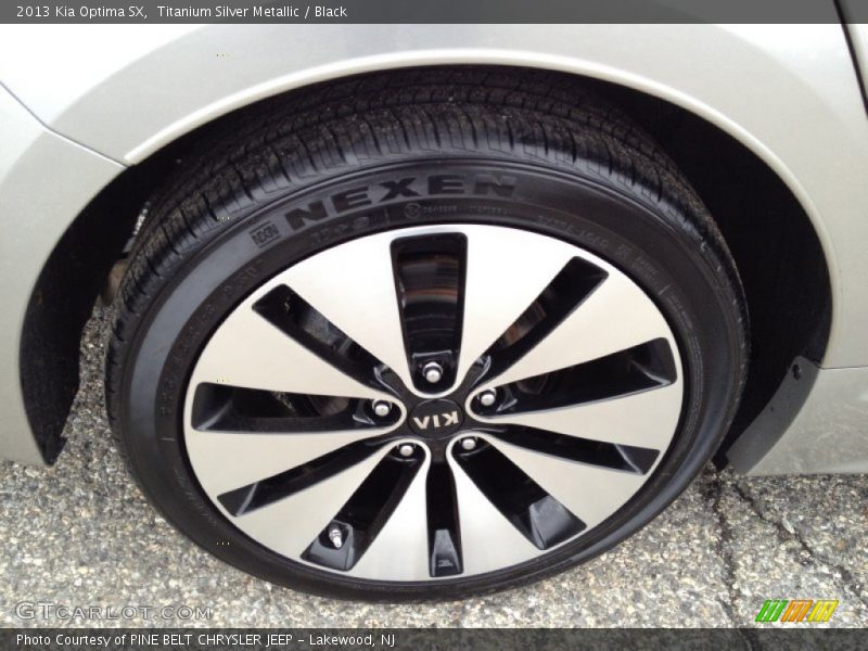 Titanium Silver Metallic / Black 2013 Kia Optima SX