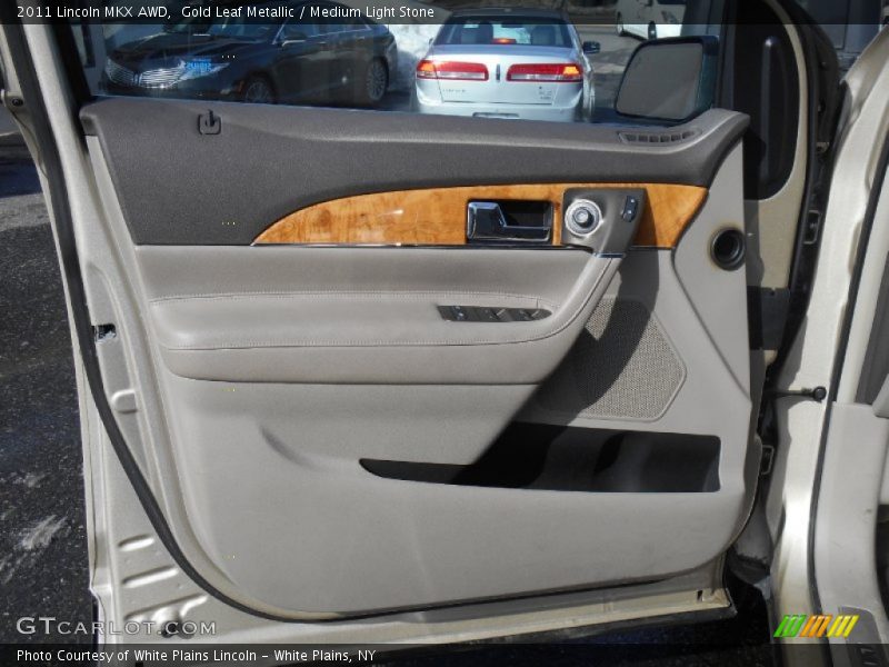 Gold Leaf Metallic / Medium Light Stone 2011 Lincoln MKX AWD