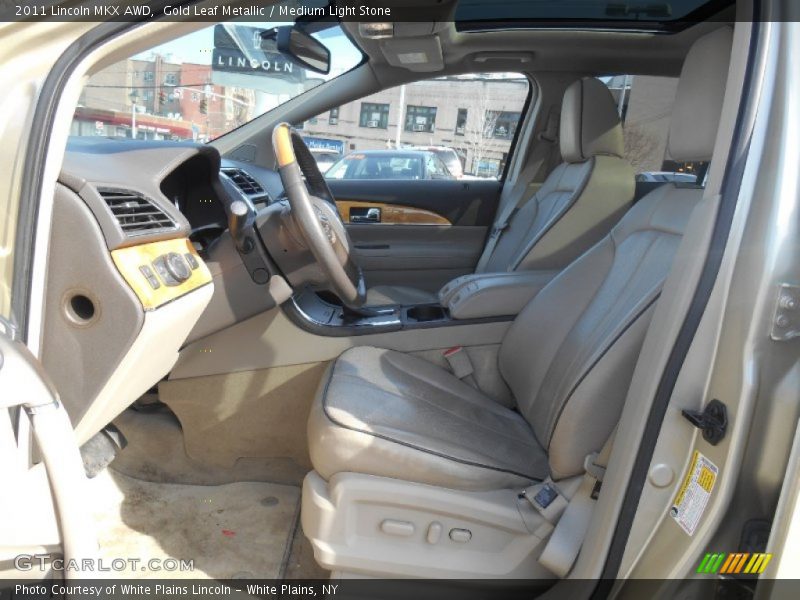 Gold Leaf Metallic / Medium Light Stone 2011 Lincoln MKX AWD