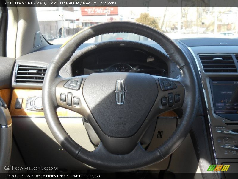Gold Leaf Metallic / Medium Light Stone 2011 Lincoln MKX AWD